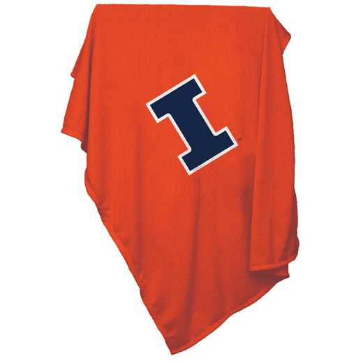 151-74: Illinois Sweatshirt Blanket